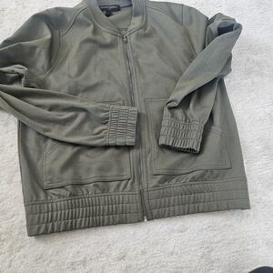Banana Republic Olive Green Bomber Jacket